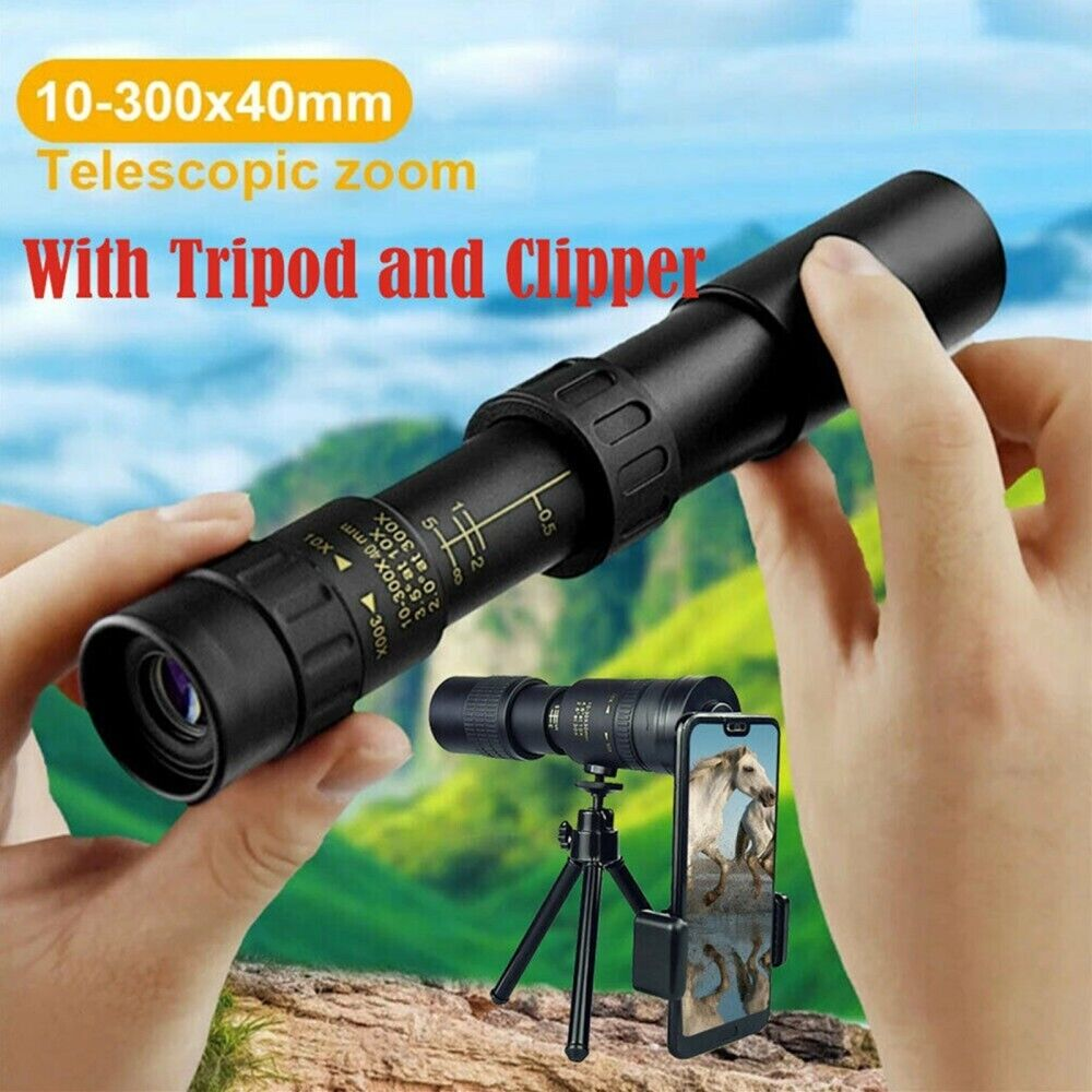 300x Zoom Monocular Telescope