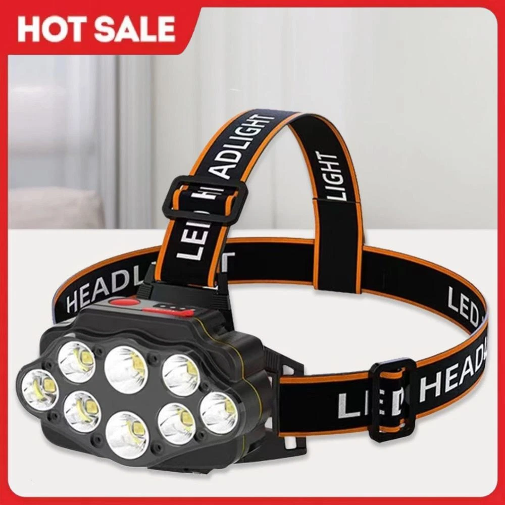 Longshot 8 LEDs Head Torch