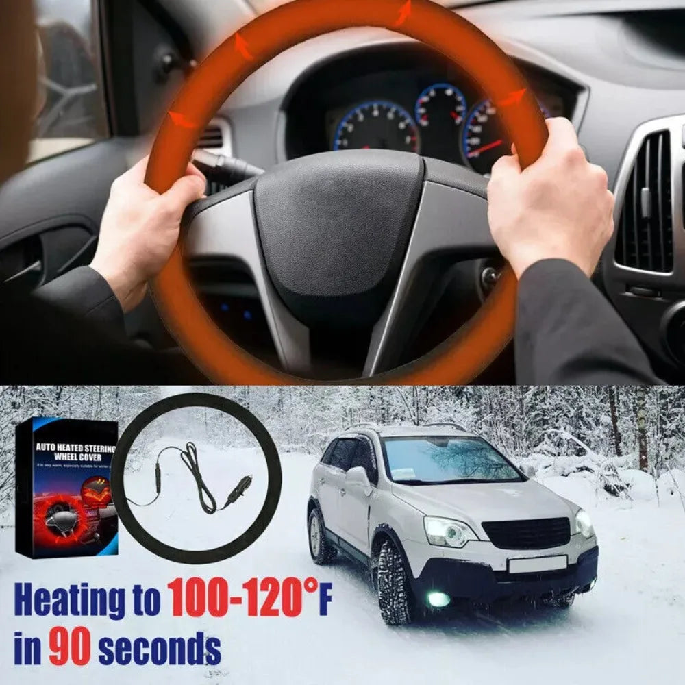 Heated Steering Wheel Cover