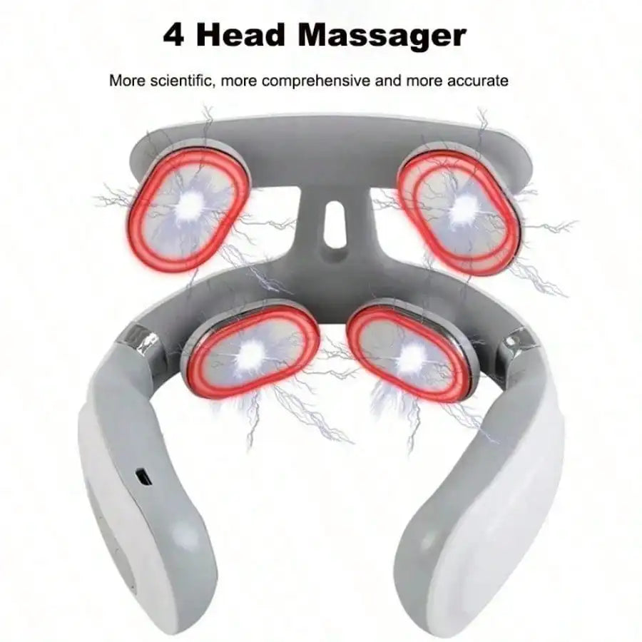 4-Head Cervical Neck Massager