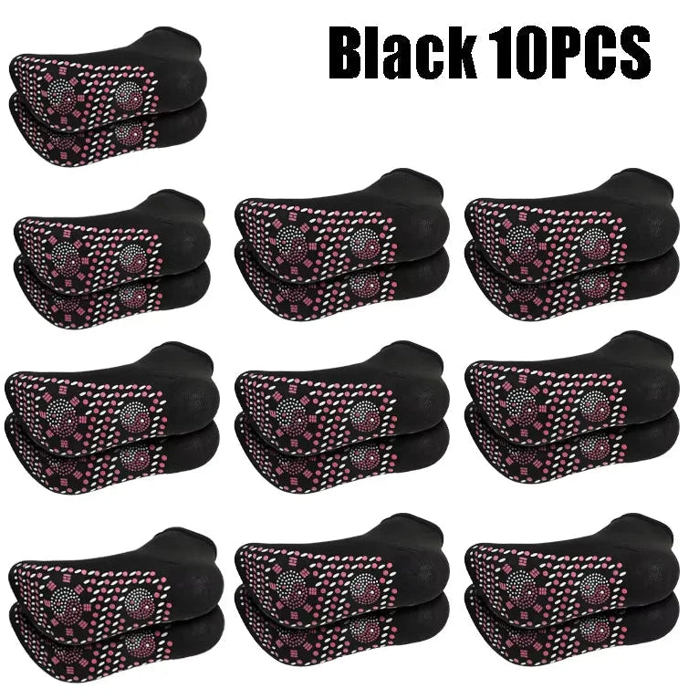 Self Heating Magnetic Socks