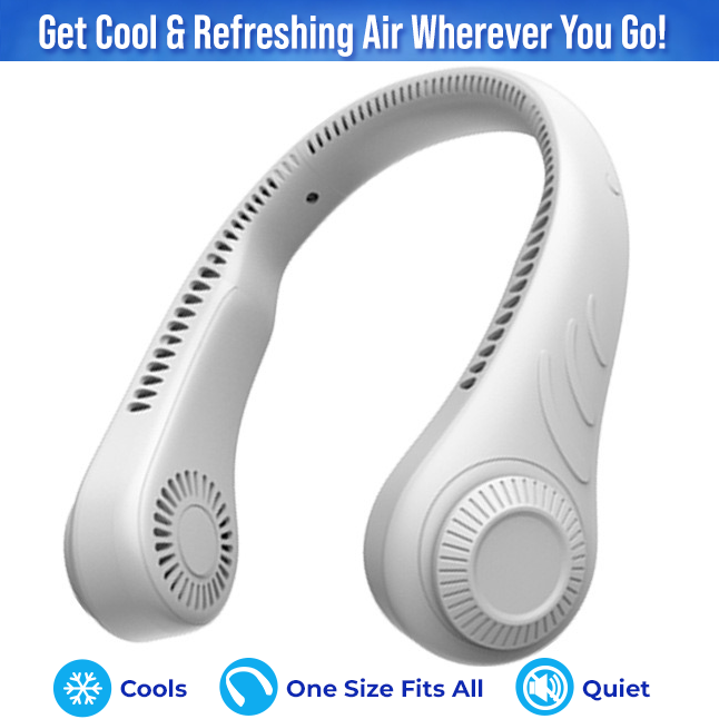Portable Hanging Neck Fan