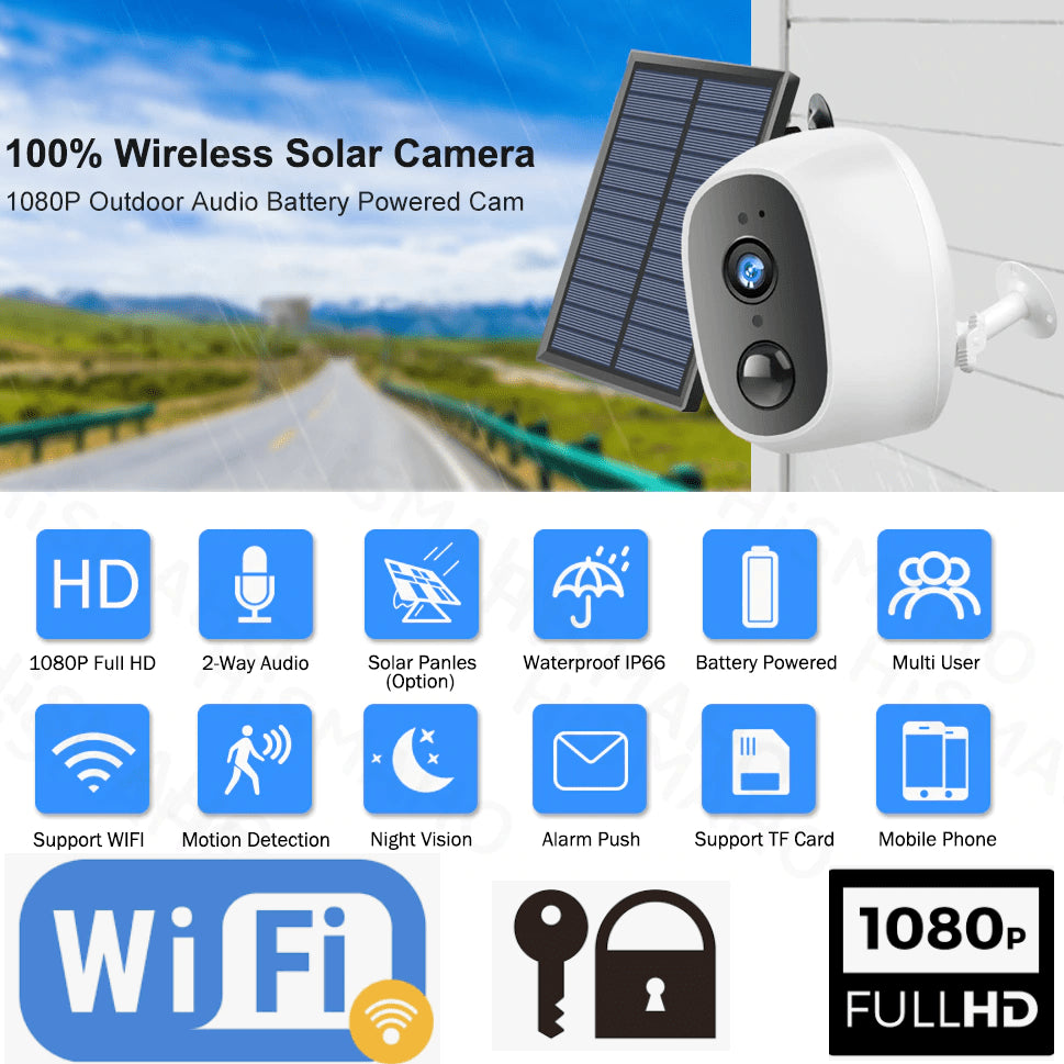 Wireless Solar Security Camera