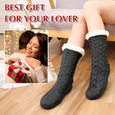 Women's Cosy Non-Slip Fluffy Slipper Socks