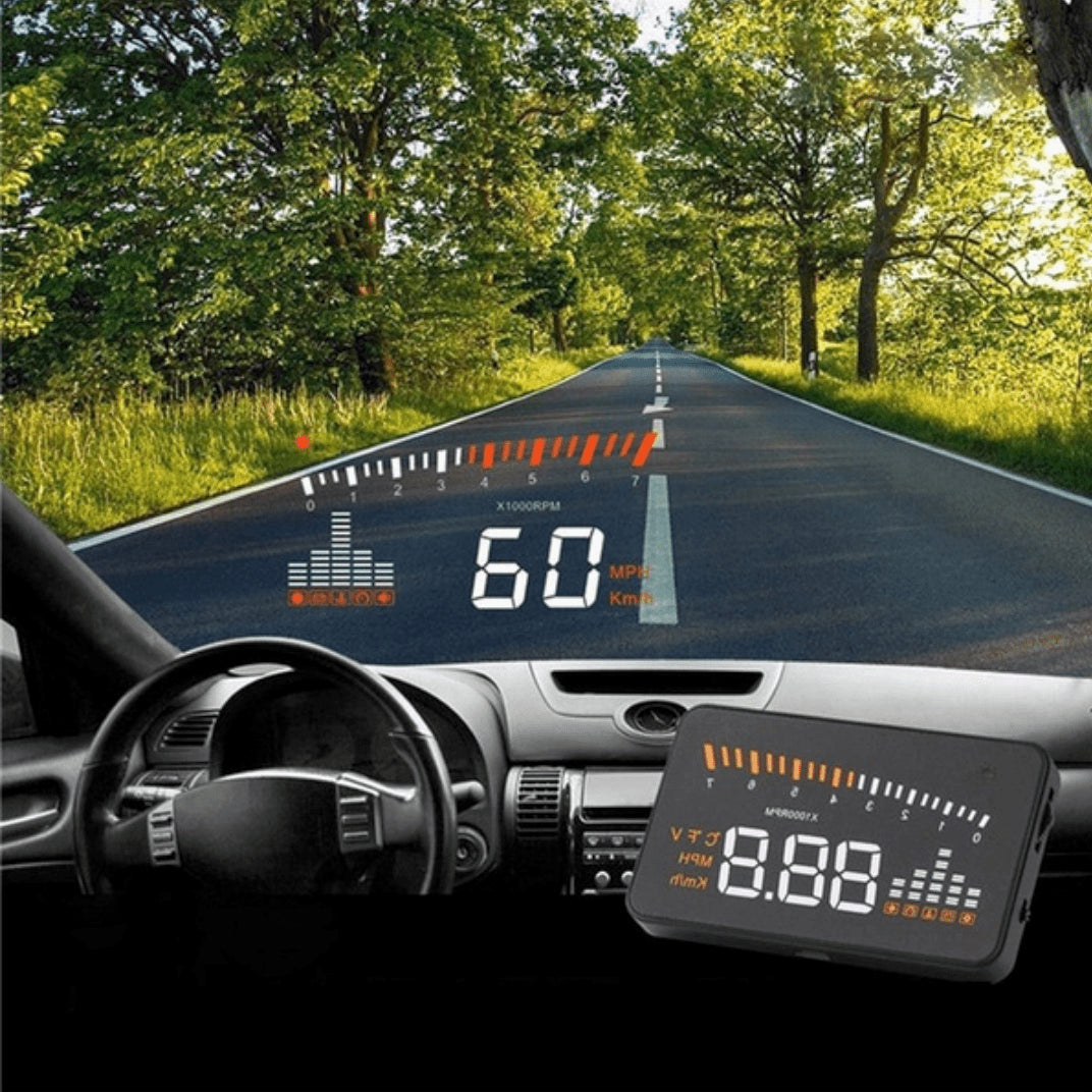 Car Windscreen Speedometer Projector