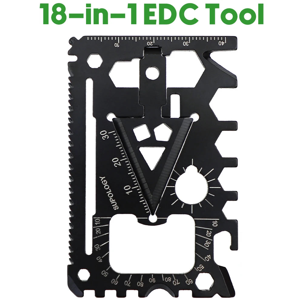 2pcs 18-in-1 EDC Tool Card