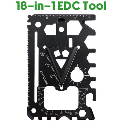 2pcs 18-in-1 EDC Tool Card