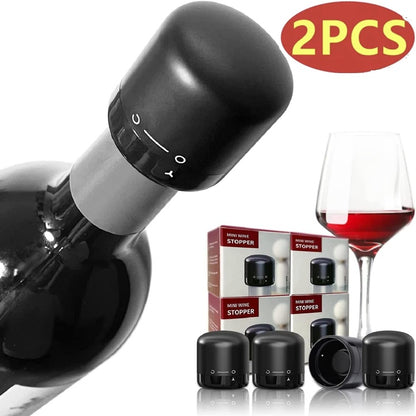 2pcs Wine Bottle Vacuum Stoppers