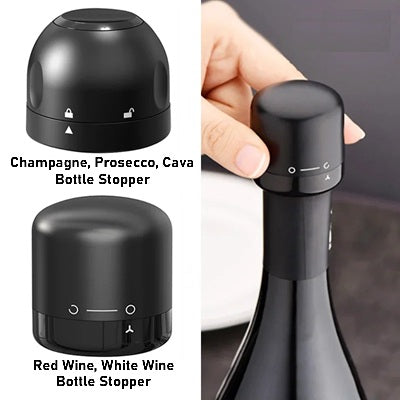 2pcs Wine Bottle Vacuum Stoppers