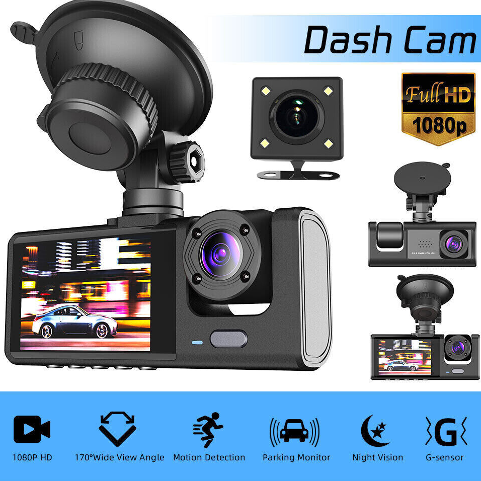3 Channel Dash Cam