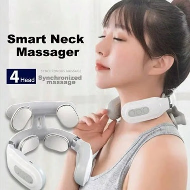 4-Head Cervical Neck Massager