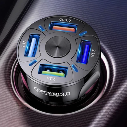 4-Port USB Car Charger