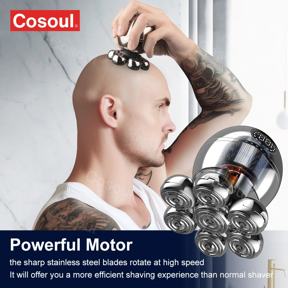 7-Head Men's Head Shaver