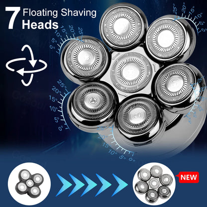 7-Head Men's Head Shaver