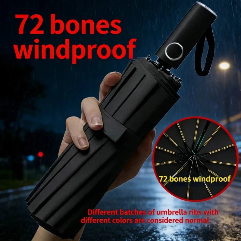 72 Bone Power Windproof Umbrella