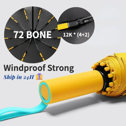 72 Bone Power Windproof Umbrella