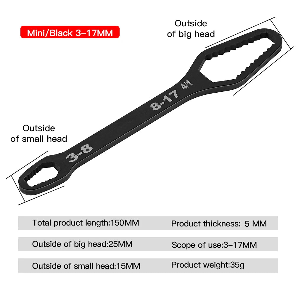 8-22mm Universal Torx Wrench-