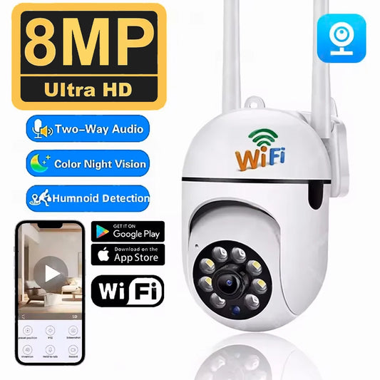 8MP Wireless IP Outdoor Security Camera