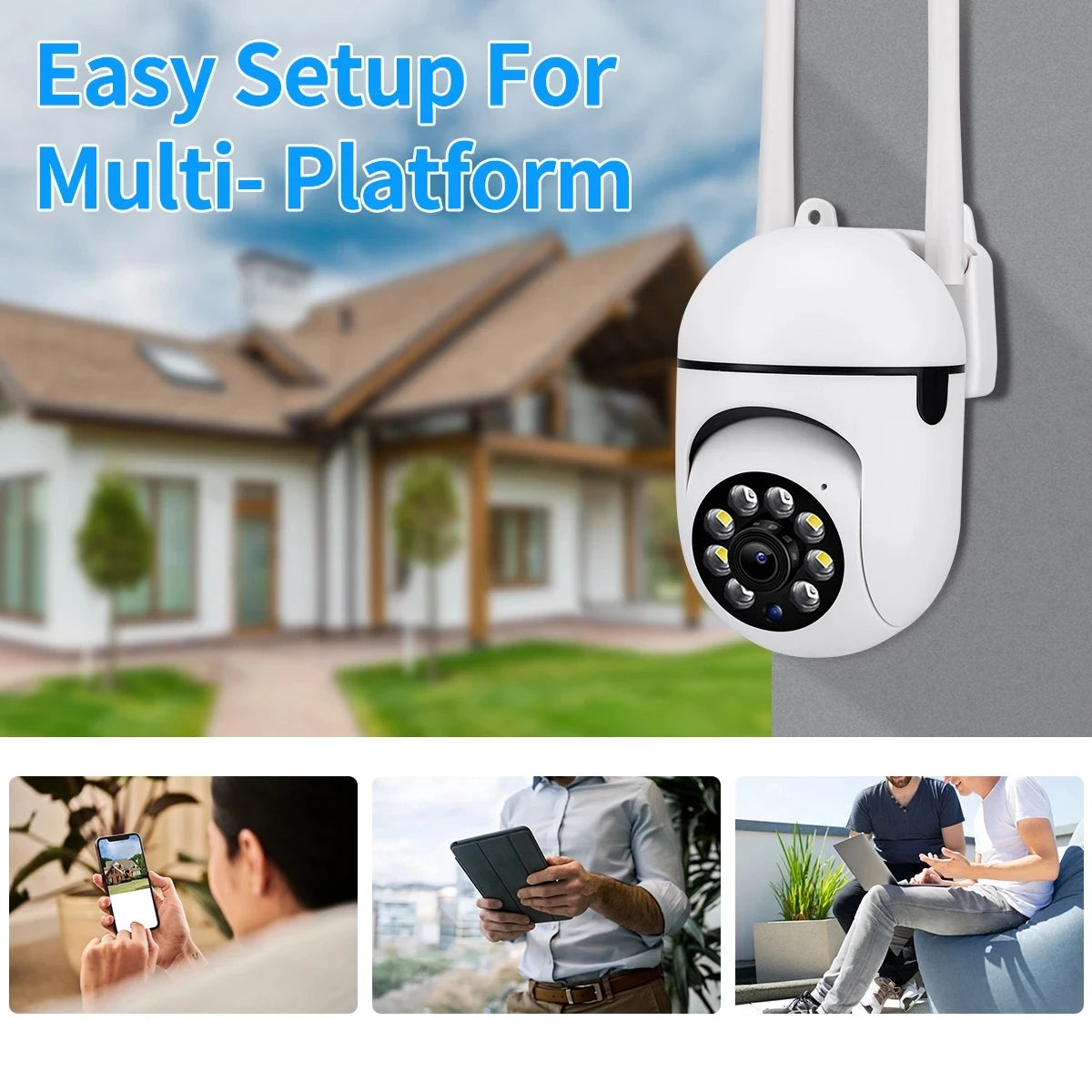8MP Wireless IP Outdoor Security Camera