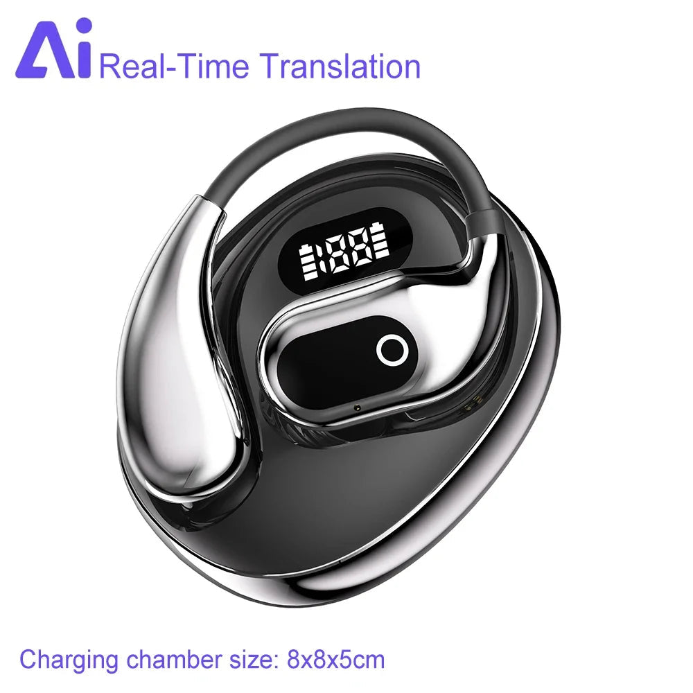 Ai Two-Way Language Translator Earpiece