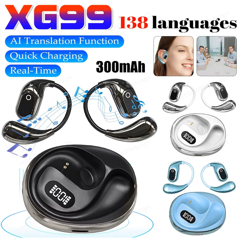 Ai Two-Way Language Translator Earpiece