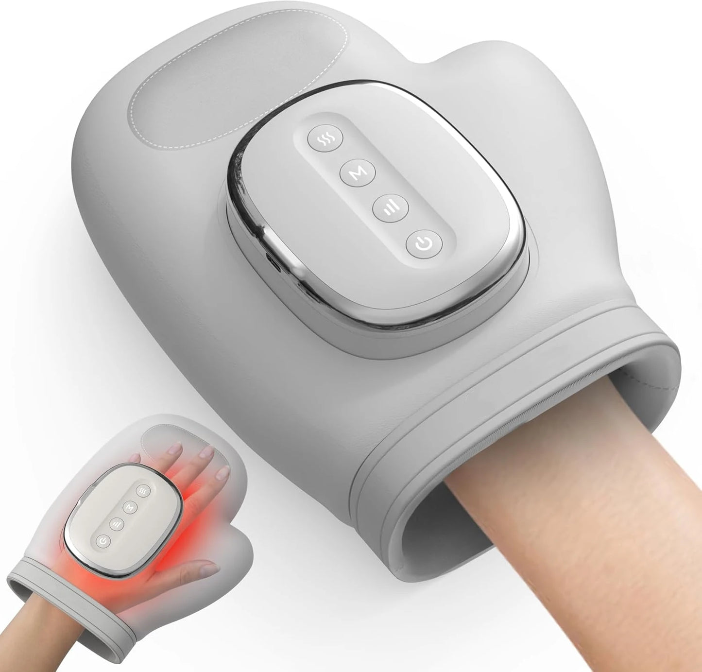 Air Compression Hand Massager with Vibration and Heat