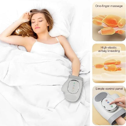 Air Compression Hand Massager with Vibration and Heat