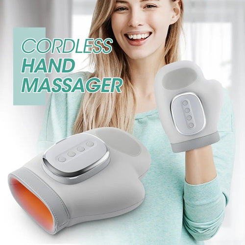 Air Compression Hand Massager with Vibration and Heat