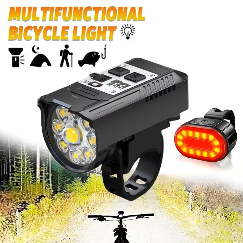 Bicycle Front and Rear Rechargeable Lights