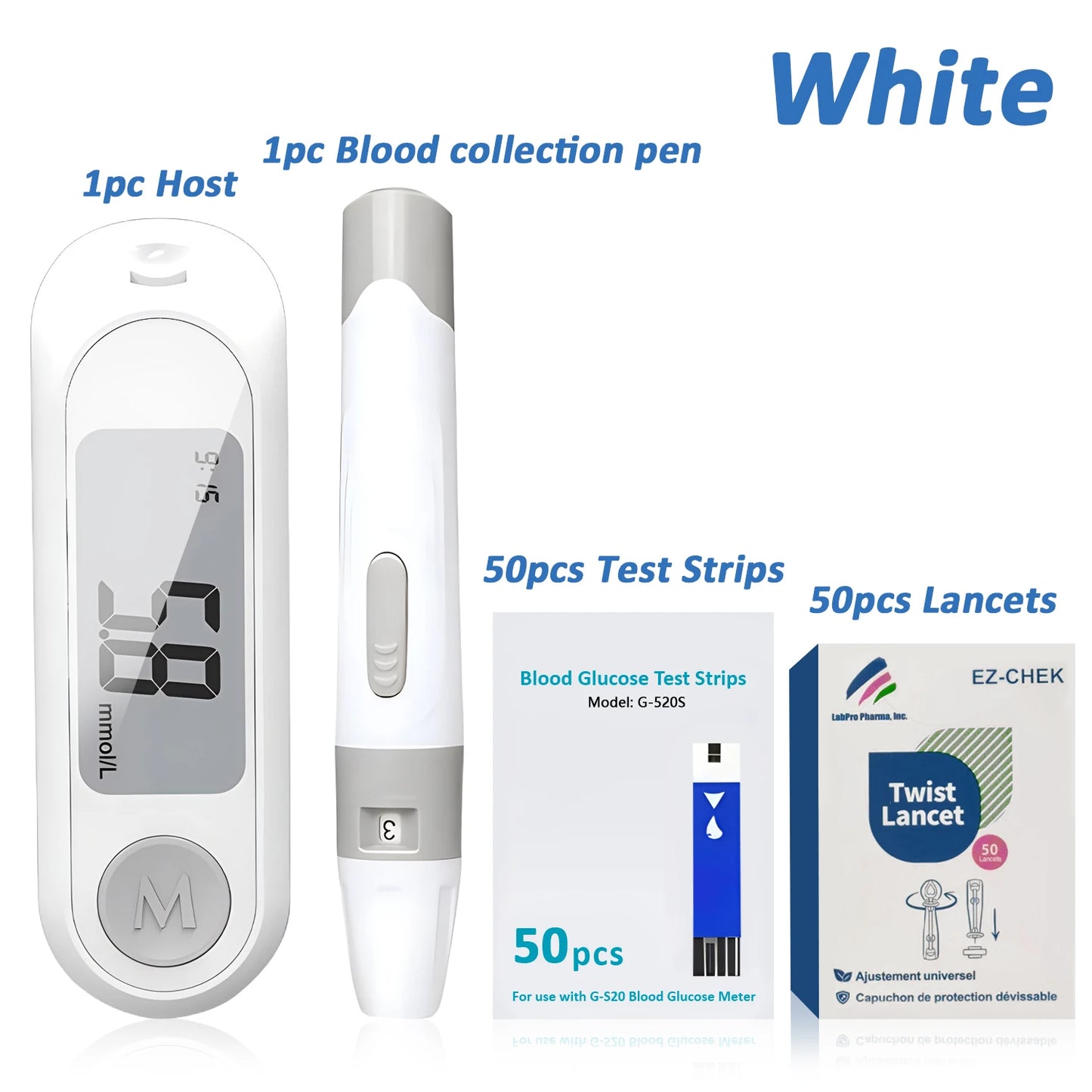 Blood Glucose Diabetes Testing Kit-