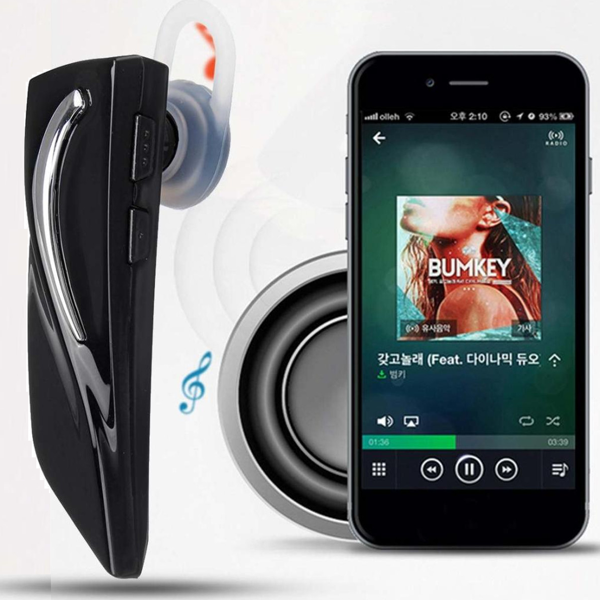 Bluetooth Language Translator Earpiece