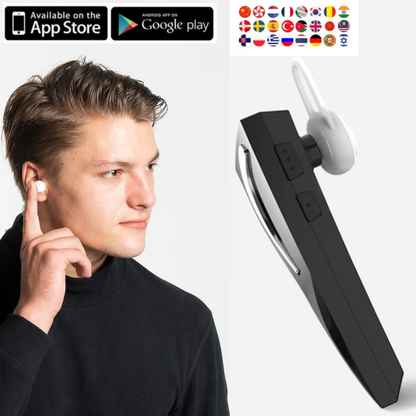 Bluetooth Language Translator Earpiece