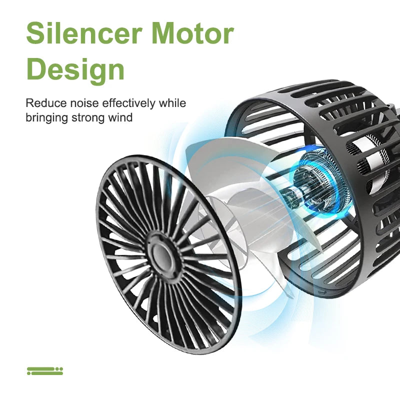 Car Backseat Passenger Fan