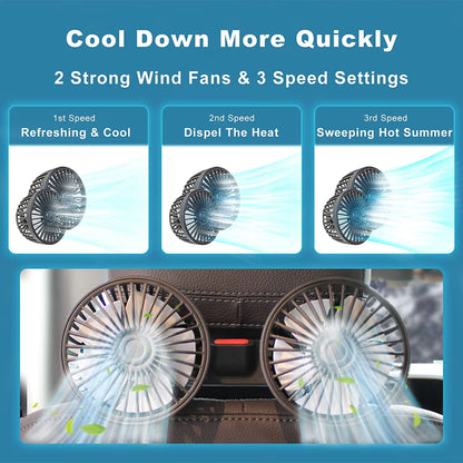 Car Backseat Passenger Fan