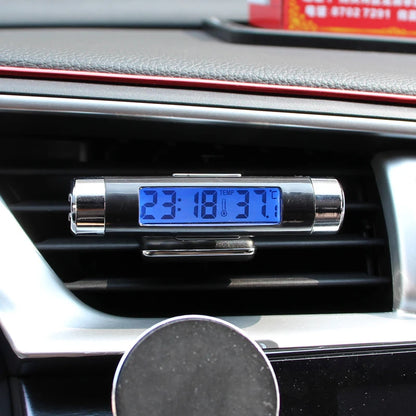 Car Clock Thermometer Display