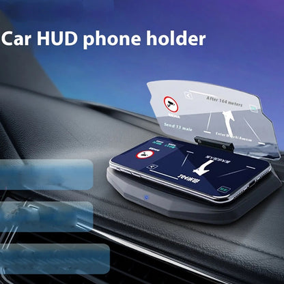 Car HUD Projector Navigation Phone Holder