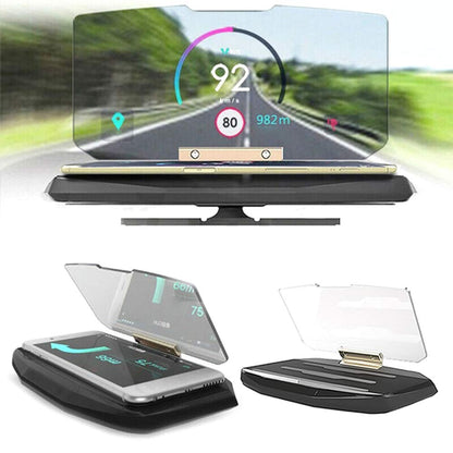 Car HUD Projector Navigation Phone Holder