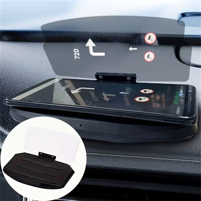 Car HUD Projector Navigation Phone Holder