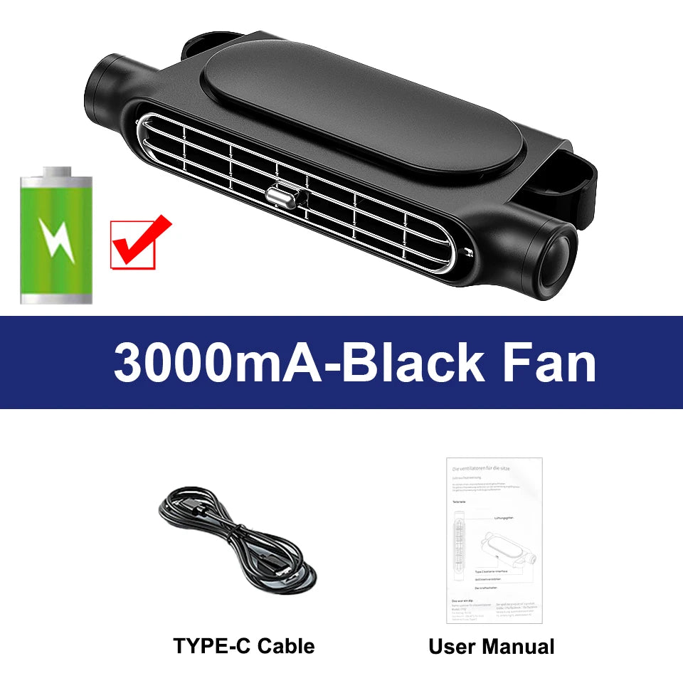 Car Headrest Neck Fan