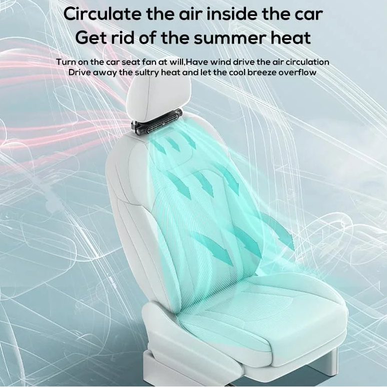 Car Headrest Neck Fan