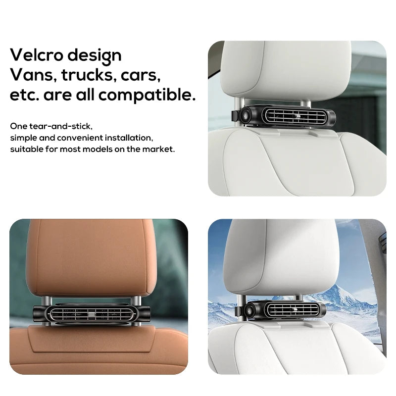 Car Headrest Neck Fan