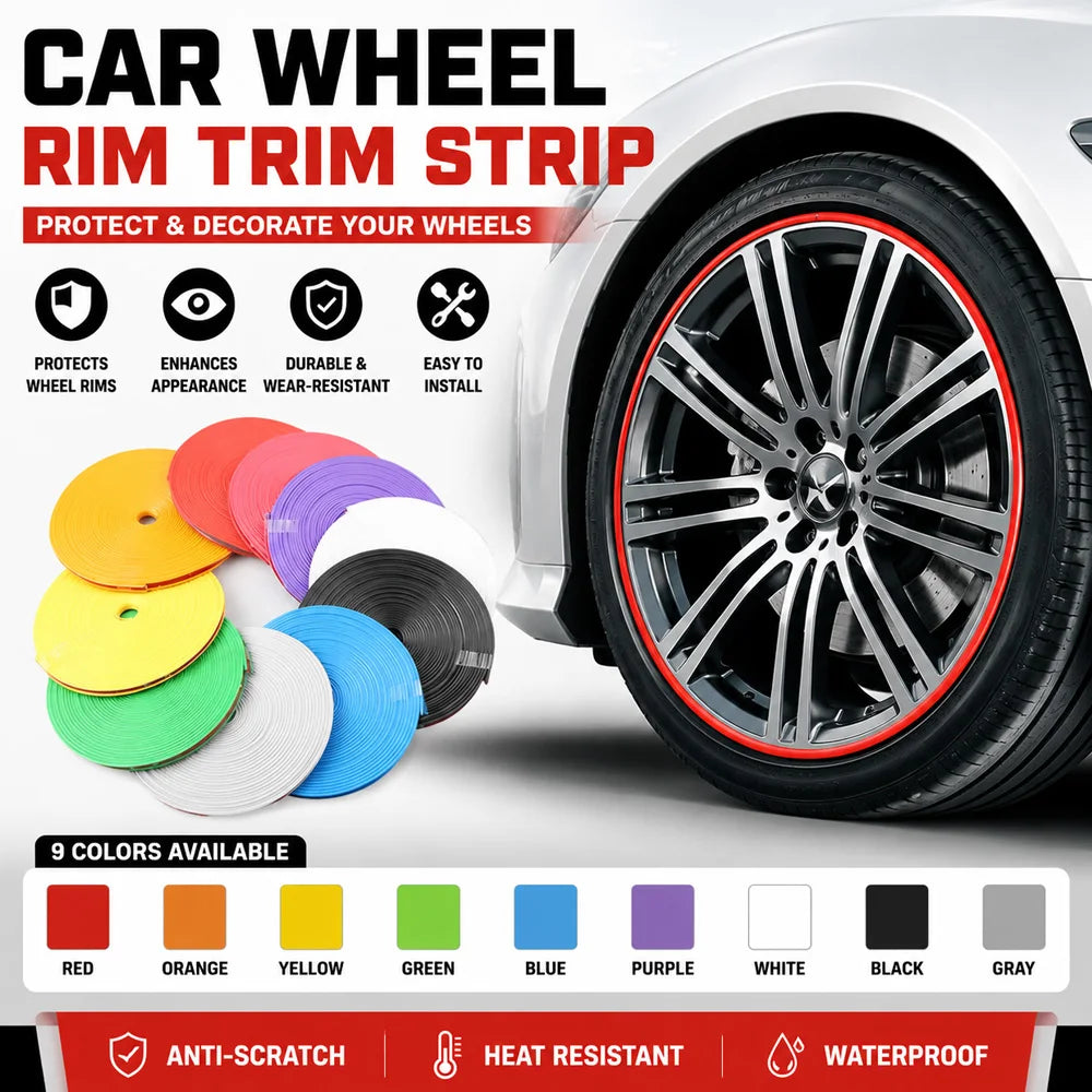 Car Wheel Rim Trim Strip