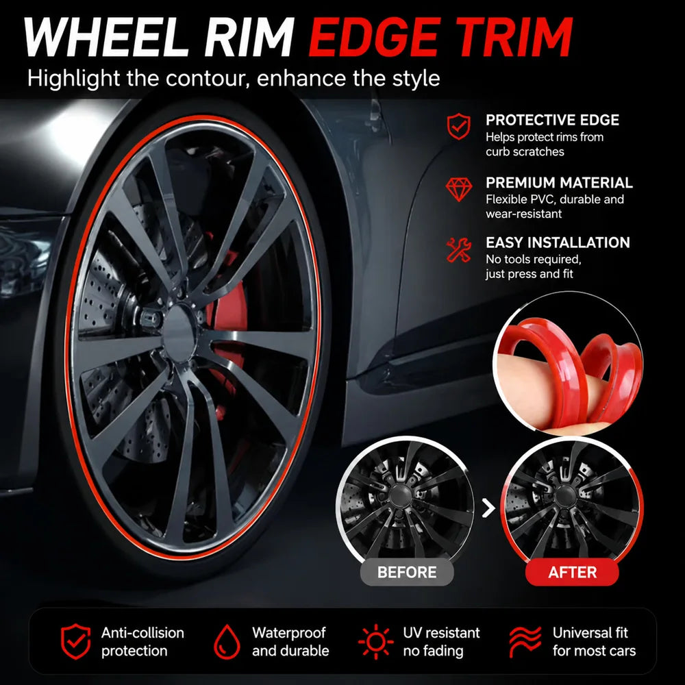 Car Wheel Rim Trim Strip