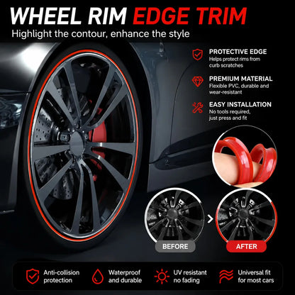 Car Wheel Rim Trim Strip