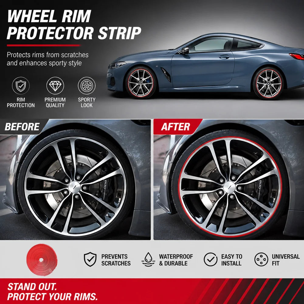 Car Wheel Rim Trim Strip