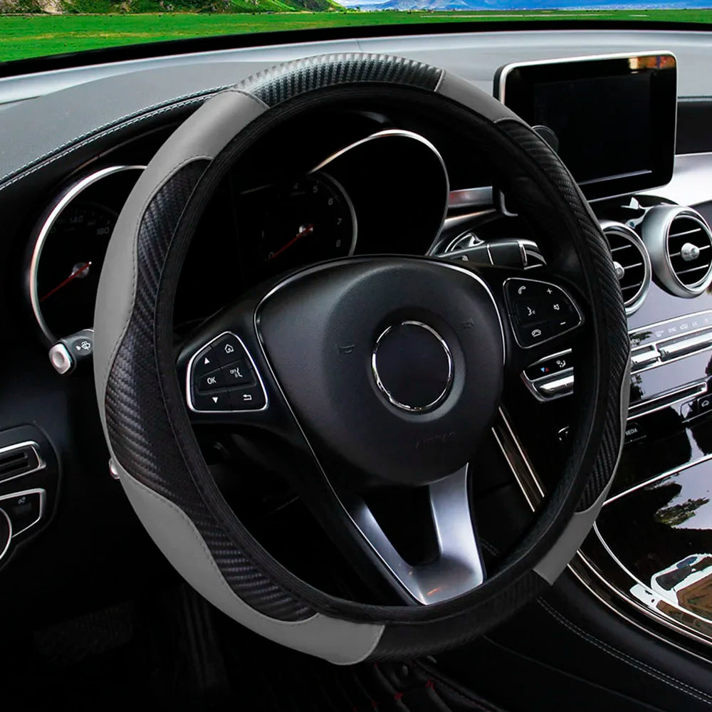 Carbon Fibre Steering Wheel Cover-
