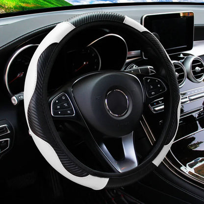 Carbon Fibre Steering Wheel Cover-