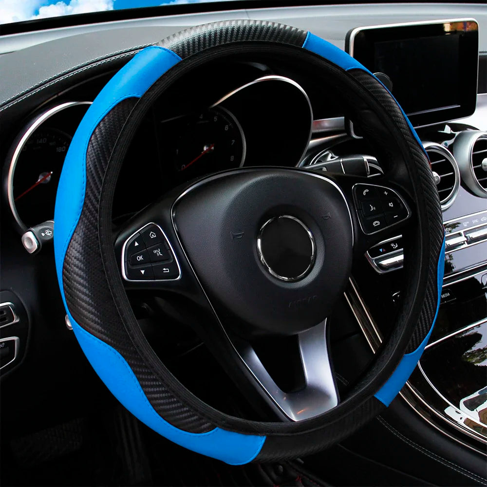 Carbon Fibre Steering Wheel Cover-