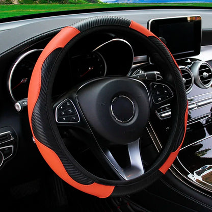 Carbon Fibre Steering Wheel Cover-