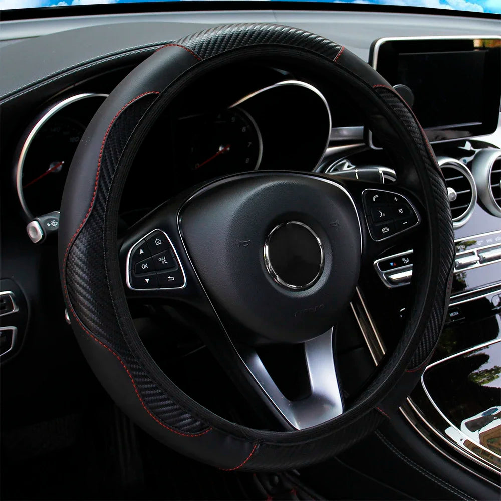 Carbon Fibre Steering Wheel Cover-